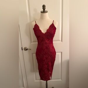 Windsor Red Lace Dress